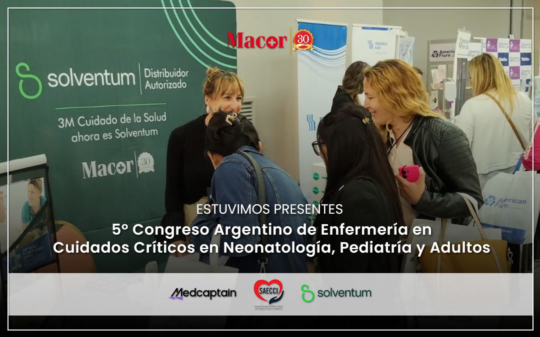 PRESENTES EN SAECCI 5° CONGRESO ARGENTINO DE ENFERMERÍA EN CUIDADOS CRÍTICOS EN NEONATOLOGÍA, PEDIATRÍA Y ADULTOS